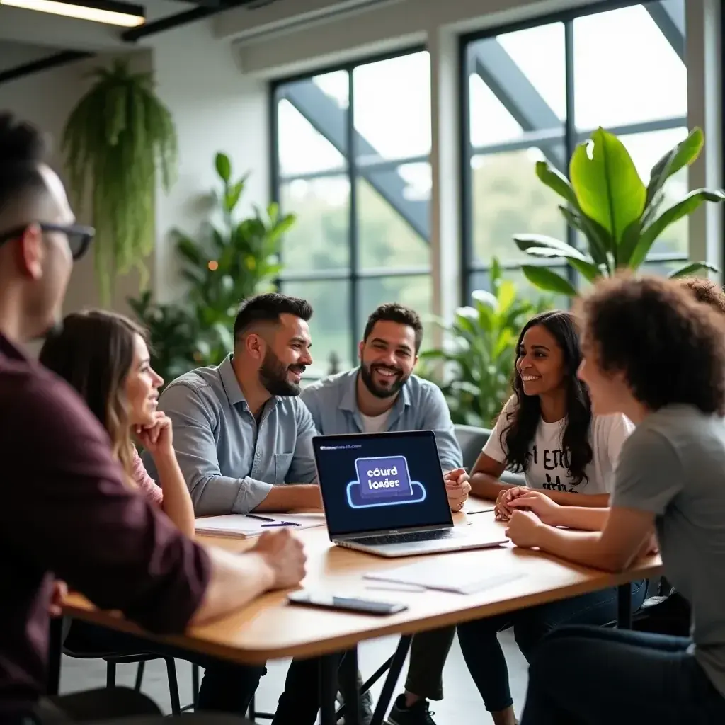 Professional team collaboration